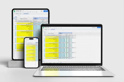 fitsheet workout planner