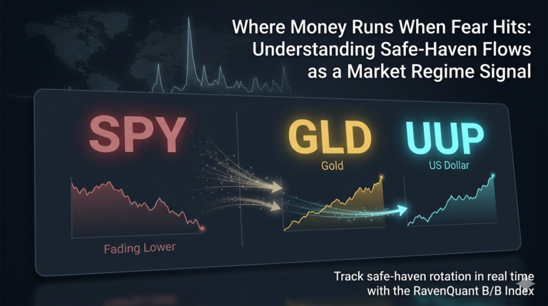 Where Money Runs When Fear Hits: Understanding Safe-Haven Flows as a Market Regime Signal