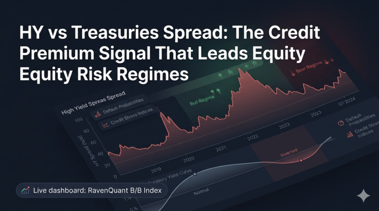 HY vs Treasuries Spread: The Credit Premium Signal That Leads Equity Risk Regimes