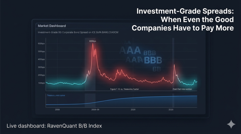 Investment-Grade Spreads: When Even the Good Companies Have to Pay More
